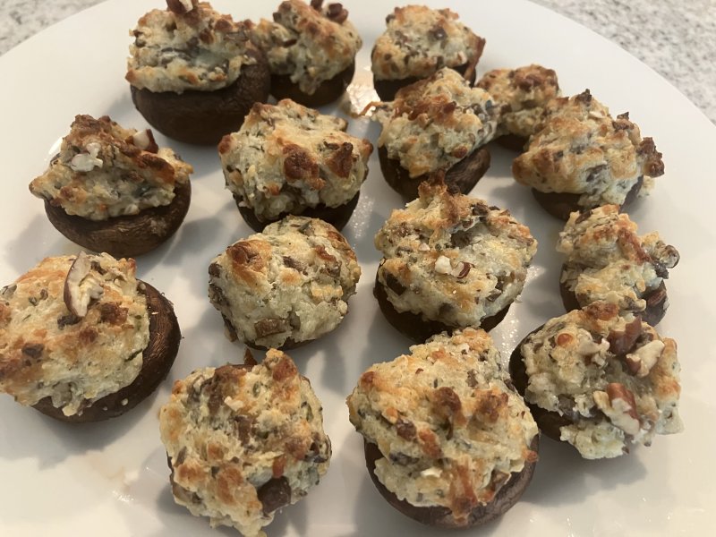 Stuffed mushrooms are a simple, tasty appetizer to offer at any summer gathering. SUBMITTED PHOTO